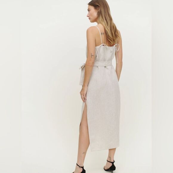 Reformation Daphne Linen Dress - Picture 4 of 9